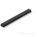 1.27mm Female header Single Row Straight 22P